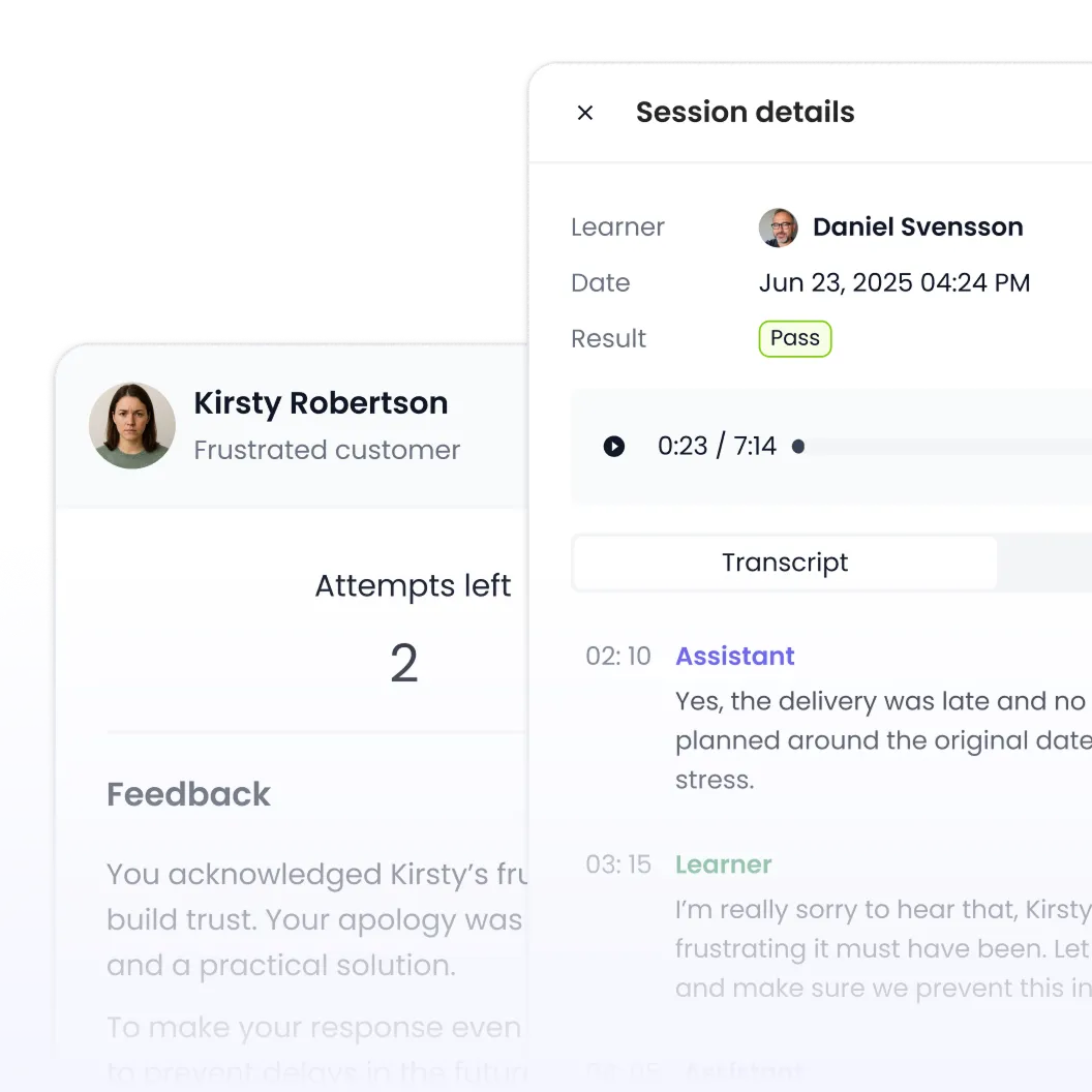 Provide detailed feedback