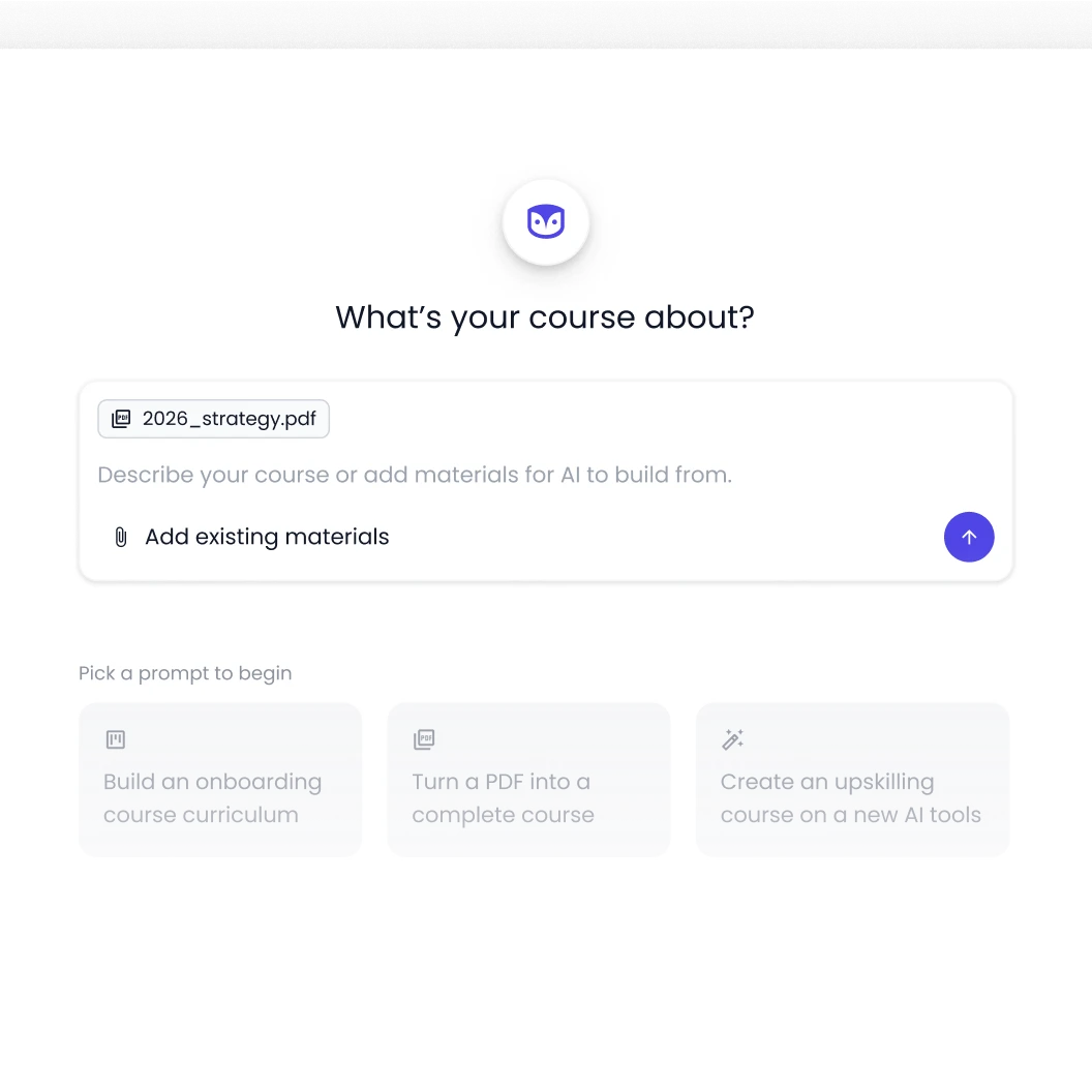 Create or import a course