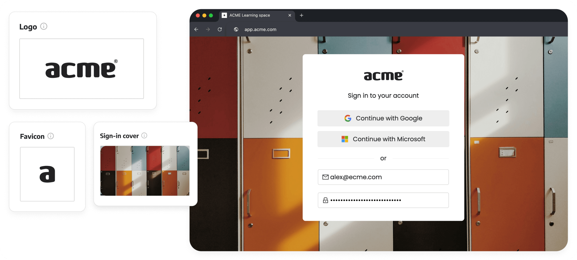 Create a customized experience for your learners