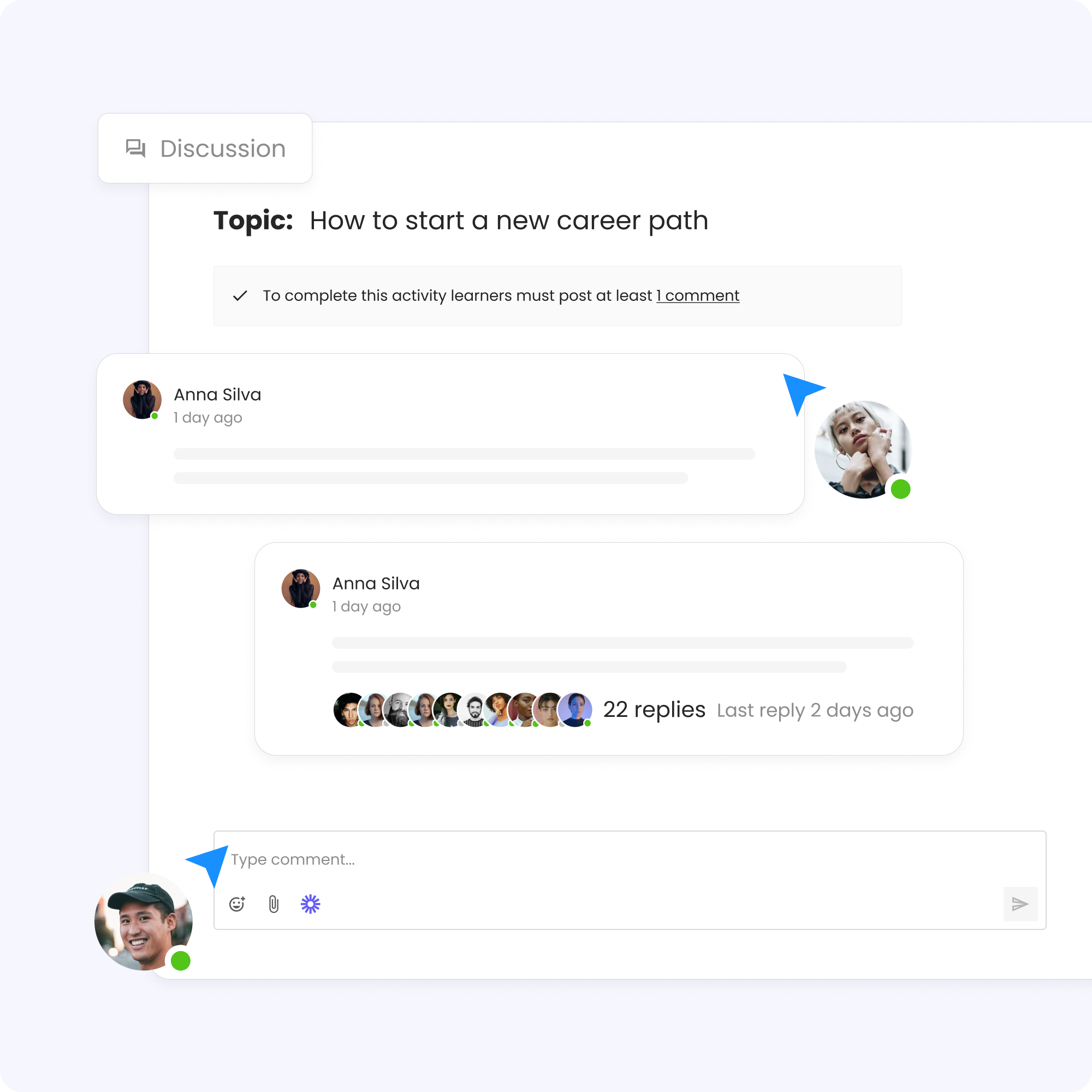 Content discussions