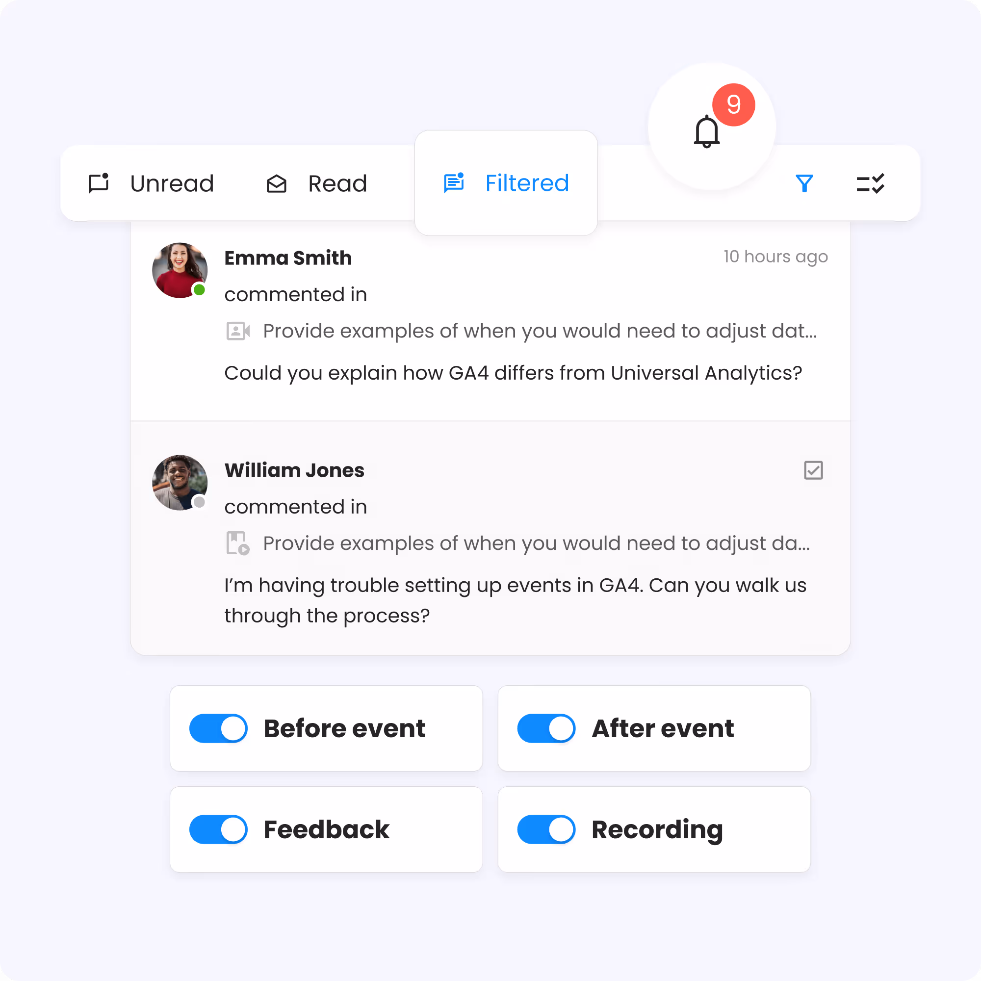 Automated email reminders