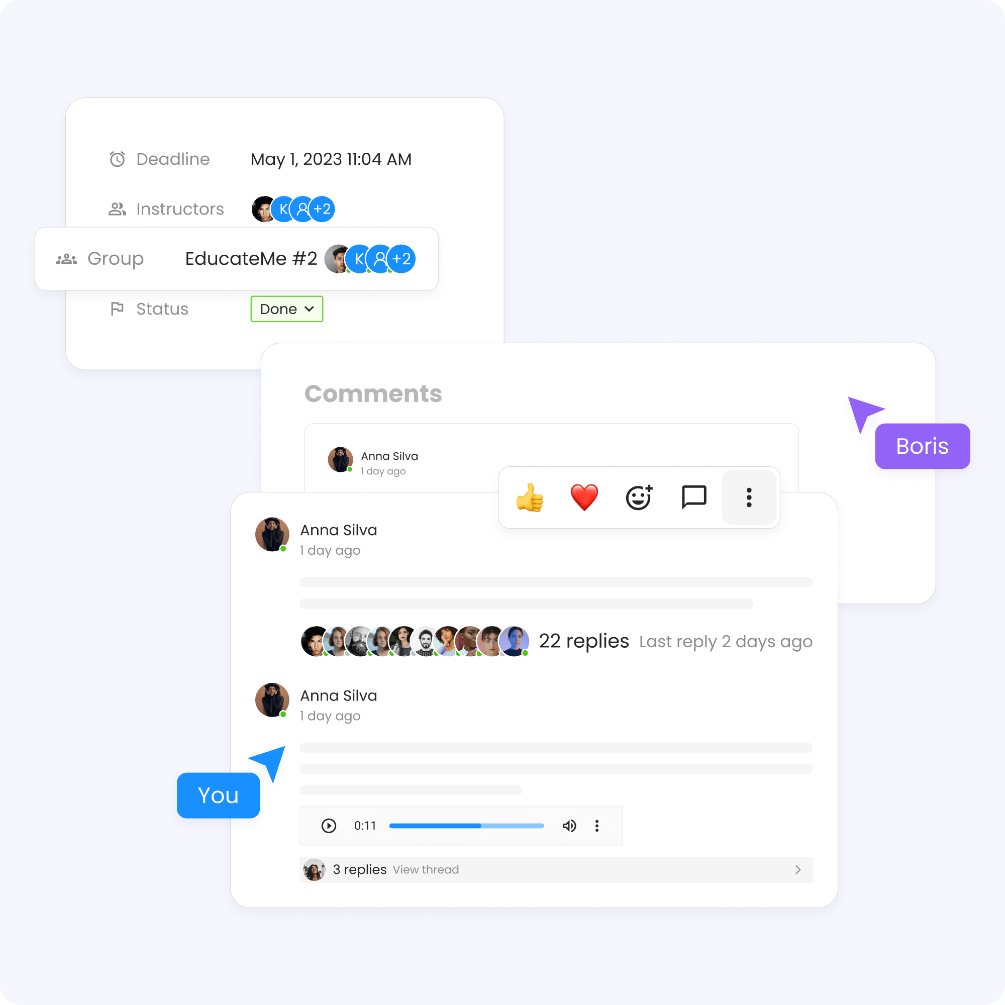 Create shared tasks for groups