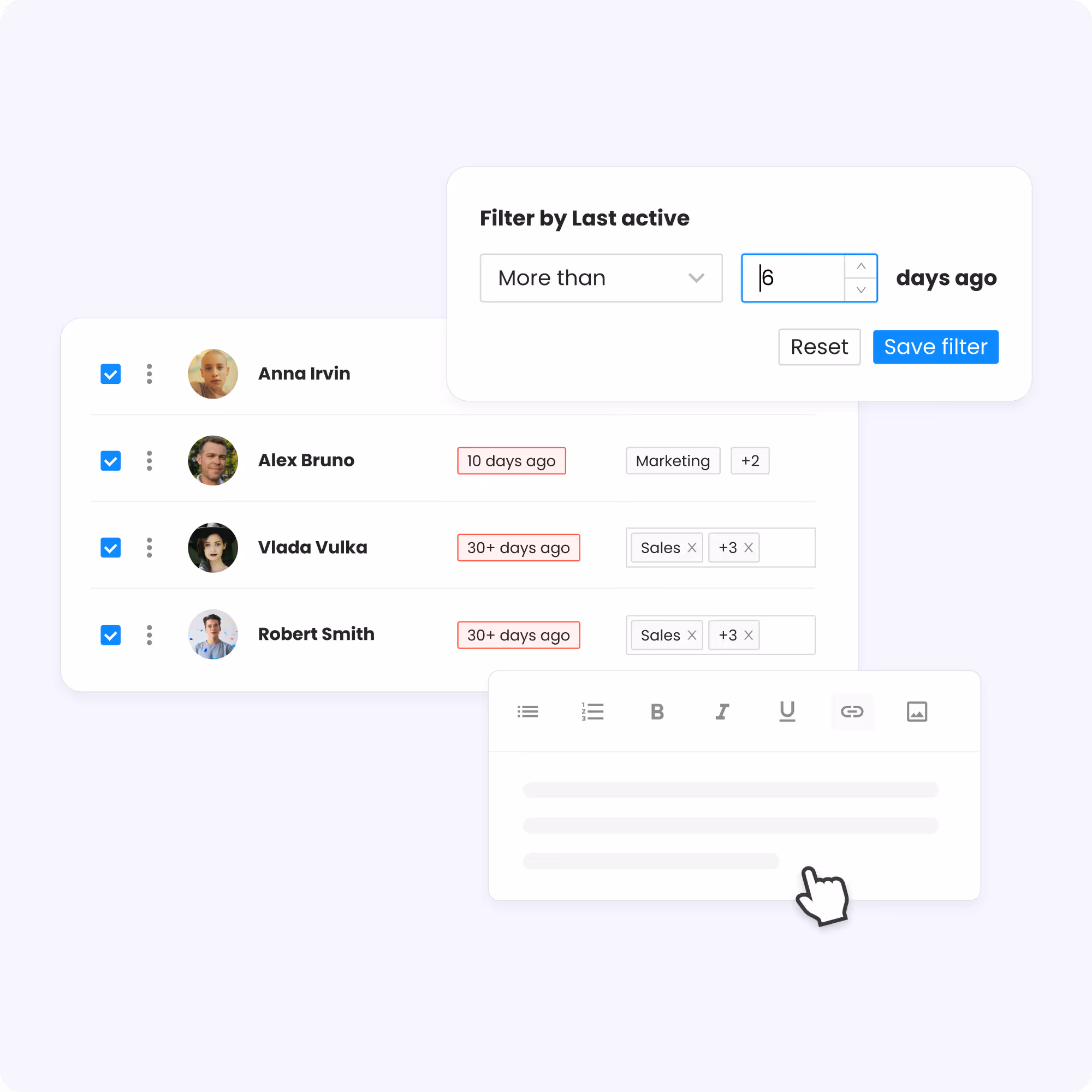 Automated reminders & workflows