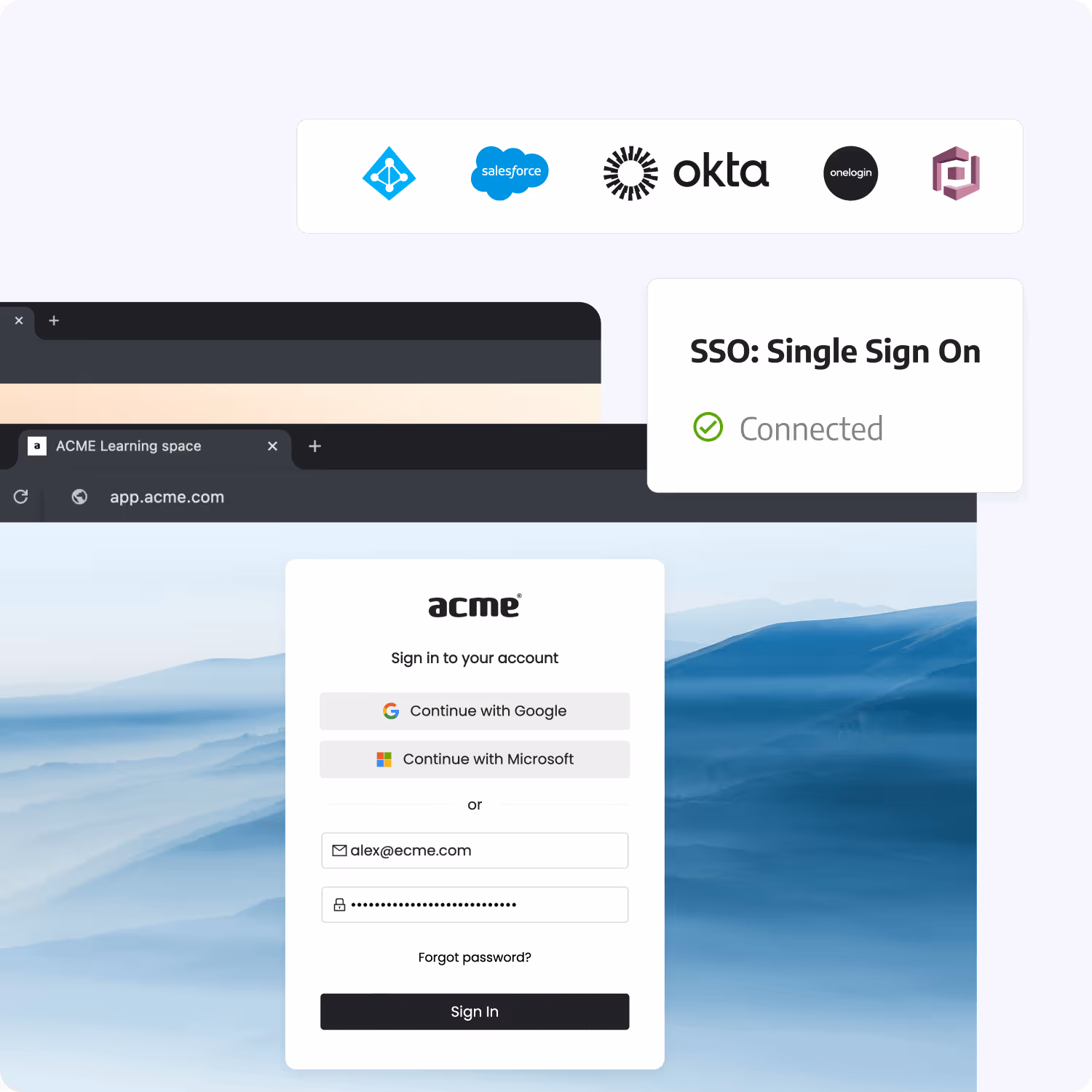 Set a tone with customized sign-ups