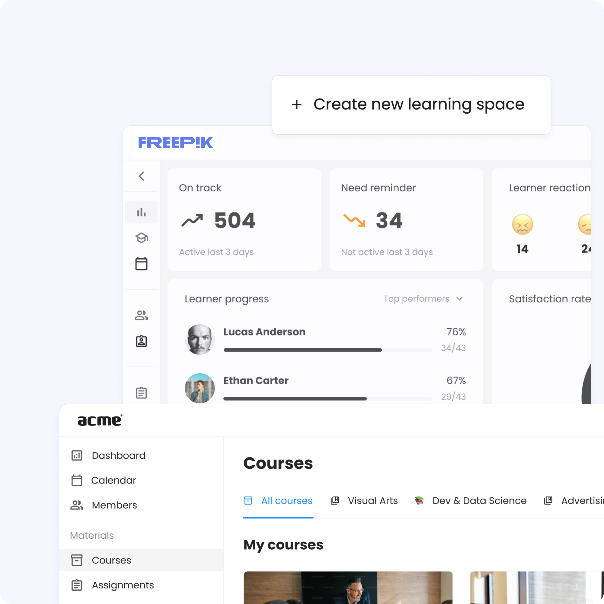 Create custom portals in seconds