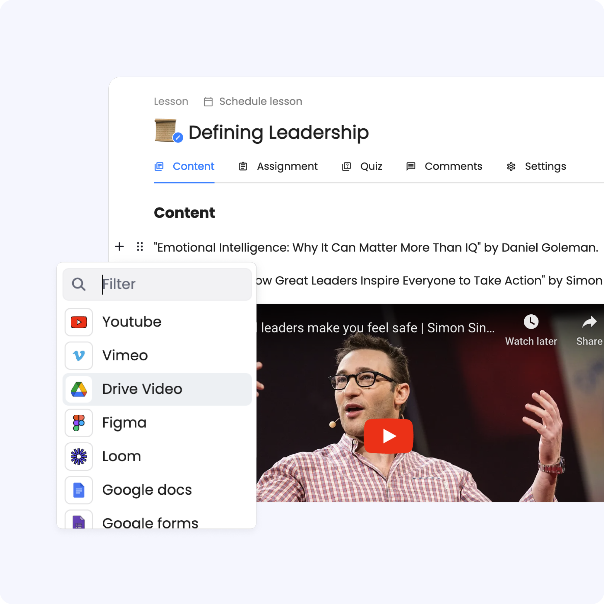 Engage with integrations and embedding